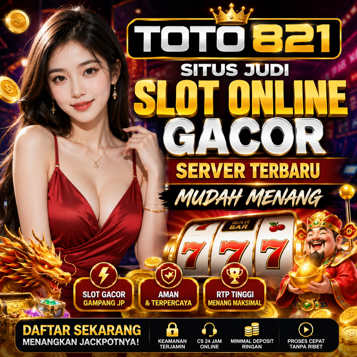 TOTO 821 Situs Judi Slot Online Gacor Server Terbaru Mudah Menang